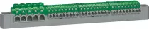 legrand-bornier de r&eacute;partition ip2x terre 5 connexions 6mm&sup2; &agrave; 25mm&sup2; - longueur 227mm (405055)