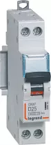 legrand-disjoncteur dnx&sup3; 4500 - vis/vis - u+n 230v~ 25a - 4,5ka - courbe d - 1 module (406804)