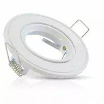 miidex - collerette support de spot diam 85mm blc orient (7702)