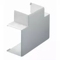 planet wattohm-t&eacute; de d&eacute;rivation -pour goulotte de distribution viadis 60x60mm-pvc blanc artic (16406)