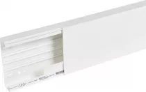 planet wattohm-goulotte distribution viadis 150x40mm-fond+couvercle-1 compart-longueur 2m-blanc (16460)