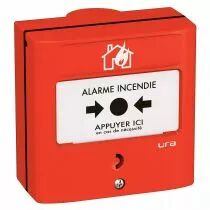 d&eacute;clencheur manuel rouge &agrave; membrane r&eacute;armable (357277)