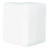 hager - angle ext&eacute;rieur variable blanc paloma (ata125039010)