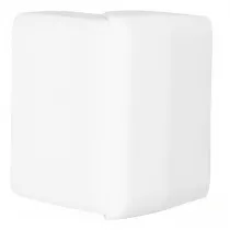 hager - angle ext&eacute;rieur variable blanc paloma (ata125039010)