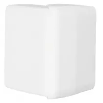 hager - angle ext&eacute;rieur variable blanc paloma (ata125039010)