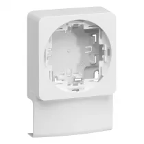 hager - support appareillage saillie ateha pour ata16x30 blanc polaire (ata16391)