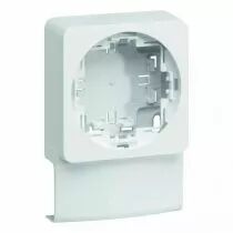 hager - support appareillage saillie ateha pour ata20x50 blanc polaire (ata20591)