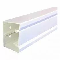 hager - goulotte appareillable queraz enclipsage direct h 85mm x p 56mm l200mm pvc blanc (gbd5008509010)