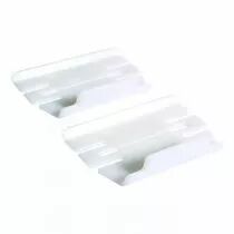 hager - jeu d'&eacute;clisses queraz pour gbd50085 ral 9016 pure (gbd500859)