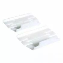 hager - jeu d'&eacute;clisses queraz pour gbd50085 ral 9016 pure (gbd500859)