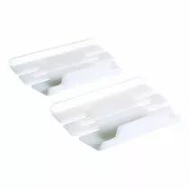 hager - jeu d'&eacute;clisses queraz pour gbd50085 ral 9016 pure (gbd500859)