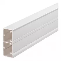 hager - goulotte appareillable queraz enclipsage direct h 134 x p 56mm l200mm pvc blanc (gbd5013109010)