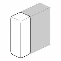 hager - embout queraz enclipsage direct p gbd50161 ral 9010 blanc paloma (l43439010)