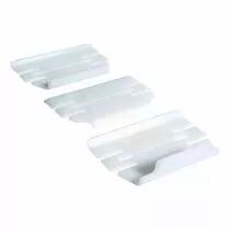 hager - jeu d'&eacute;clisses queraz pour gbd50131 ral 9010 blanc paloma (l44639010)