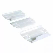 hager - jeu d'&eacute;clisses queraz pour gbd50131 ral 9010 blanc paloma (l44639010)