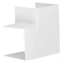 hager - angle plat variable lifea pour lf/lff60060 h 60mm x p 60mm ral 9010 blanc paloma (lff600659010)