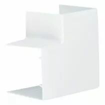 hager - angle plat variable lifea pour lf/lff60060 h 60mm x p 60mm ral 9010 blanc paloma (lff600659010)