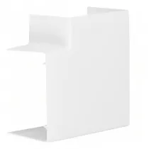 hager - angle plat pour goulotte de distribution lff 60x90mm blanc (lff6009059016)