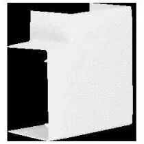 hager - angle plat pour goulotte de distribution lff 60x90mm blanc (lff6009059016)