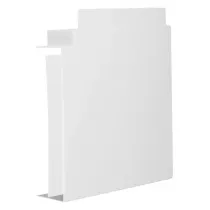 hager - angle plat lifea pour lf/fb60230 ral 9010 blanc paloma (m55459010)