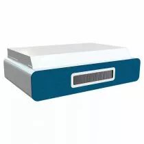 atlantic - fa&ccedil;ade frontale de diffusion pour nova hr max avec covering bleu (549897)