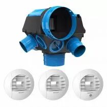 atlantic - kit piles hygrocosy vmc hygro basse conso 6 sanitaires (3 bouches) (412294)