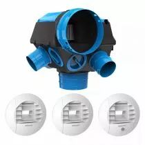 atlantic - kit piles hygrocosy vmc hygro basse conso 6 sanitaires (3 bouches) (412294)