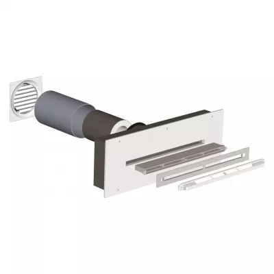 atlantic - scd - silencieux en traversee de mur pour entr�e d'air (422507)