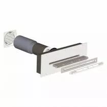 atlantic - scd - silencieux en traversee de mur pour entr&eacute;e d'air (422507)