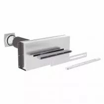 atlantic - scd n 45 - kit silencieux en traversee de mur pour entr&eacute;e d'air autor&eacute;glable (422921)