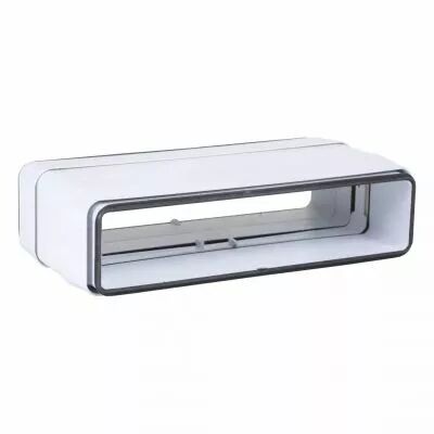 atlantic - rd 55x220 j - raccord droit rectangulaire plastique rigide avec joint 55 x 220 (460051)