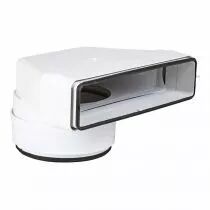 atlantic - cmv 55x110x100jb - coude mixte vertical a joint pour bouche reseau rectangulaire (460069)