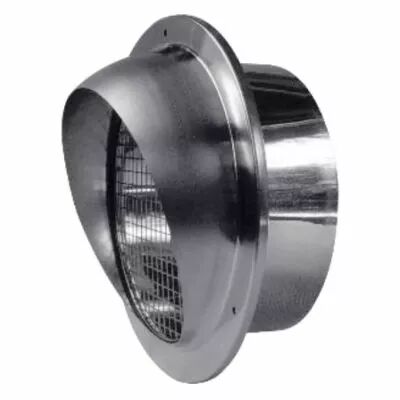 atlantic - me inox 160 light- rejet ou prise d'air murale inox faibles pdc diam�tre 160 (461006)
