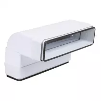 atlantic - cv 55 x 110 j - coude vertical 90&deg; rectangulaire section 55 x 110 avec joint (460056)