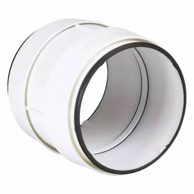 atlantic - rdc 100 j - raccord droit circulaire pvc diam�tre 100 avec joint (460060)