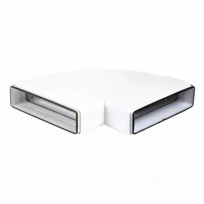 atlantic - ch 55 x 110 j - coude horizontal 90� rectangulaire section 55 x 110 avec joint (460058)