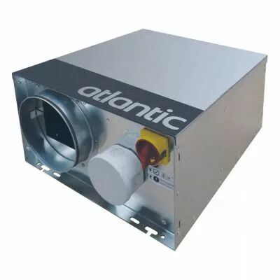atlantic - critair ec 600 silence - caisson d'extraction ultra silencieux extra-plat (512354)
