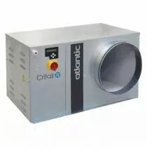 atlantic - critair ec 1500 silence pci - caisson d'extraction ultra silencieux premium (512393)