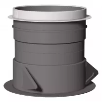 atlantic - m 125 hp-l100 - manchon court &agrave; griffes avec manchette diam&egrave;tre 125 (520019)