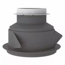 atlantic - m 125/80 p-l100 - manchon court &agrave; griffes diam&egrave;tre 125/80 longueur 100 (520092)