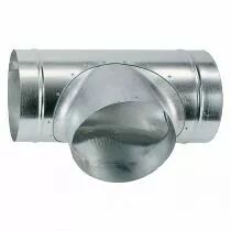 atlantic - t&eacute; &agrave; 90&deg; - te - diam&egrave;tre 160 mm - piquage 125 mm (523481)