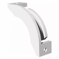 atlantic - rab - renvoi d'angle pour bouches a cordon en montage plafond (524170)