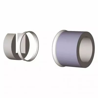 atlantic - mac hygro 40 - isolation acoustique pour bouches sdb et wc hygror�glables (525204)