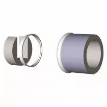 atlantic - mac hygro 40 - isolation acoustique pour bouches sdb et wc hygror&eacute;glables (525204)