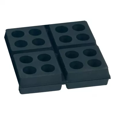 atlantic - choc isol 2 - jeu de 4 plots neoprene (525221)