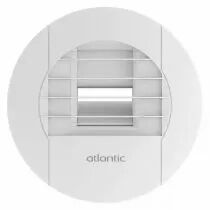 atlantic - bhc 10/40-75pb 125l - bouche d'extraction hygror&eacute;glable cuisine &agrave; piles 125 (526375)
