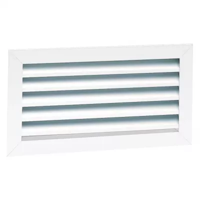 atlantic - gra-fl 400x400 - grille reprise alu blanc+filtre (528525)