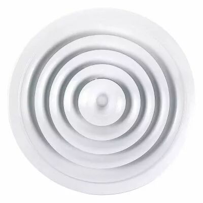 atlantic - dap 160r - diffuseur alu circ av registre d160 (528604)