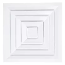 atlantic - dc4d 375x375 - diffuseur carr&eacute; 4d 375x375 &agrave; noyau d&eacute;montable - plaf. (529368)