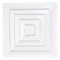 atlantic - dc4d 375x375 - diffuseur carr&eacute; 4d 375x375 &agrave; noyau d&eacute;montable - plaf. (529368)